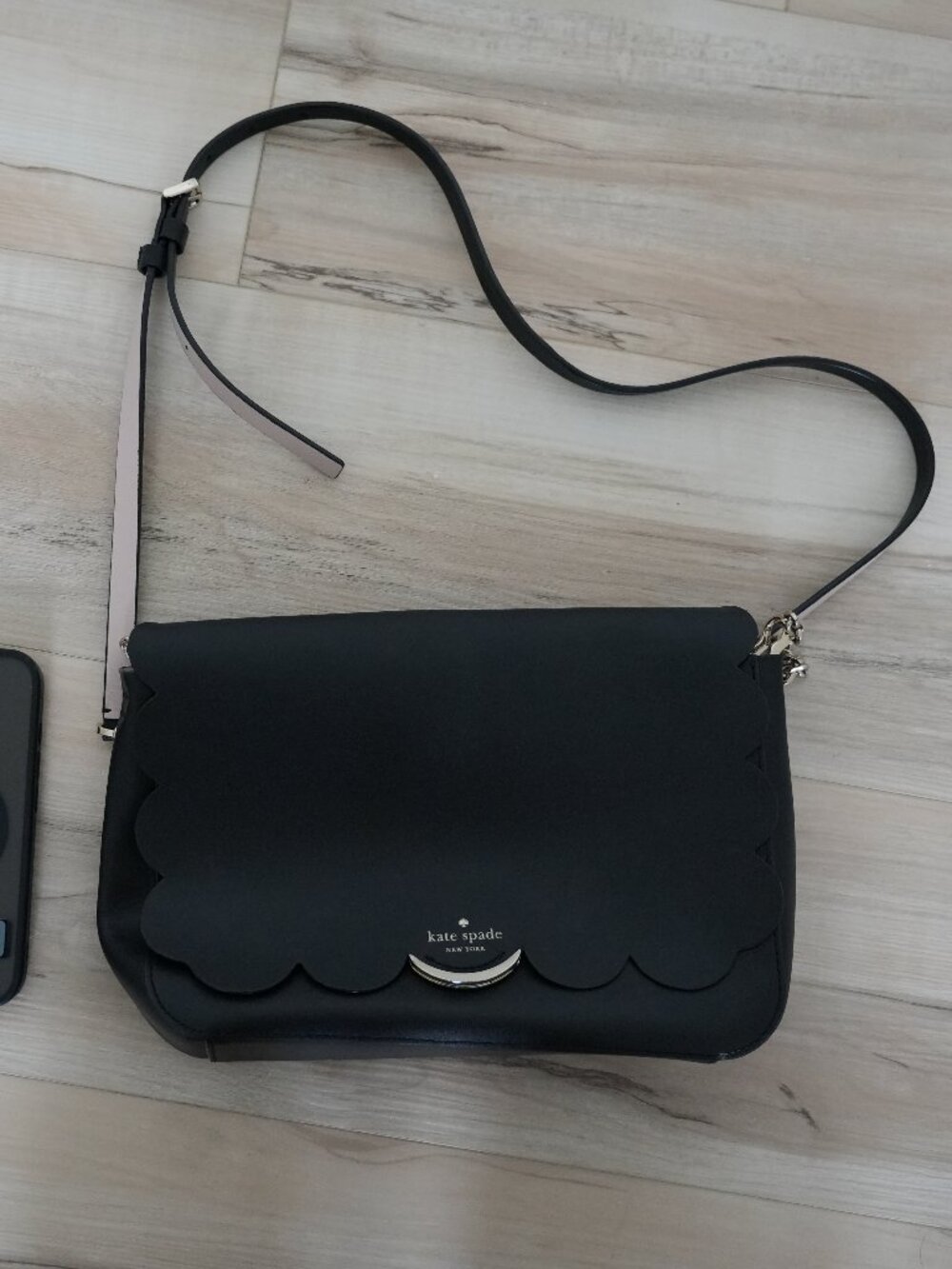 Kate Spade Izabella Magnolia Street Black Pink Crossbody Bag WKRU5771